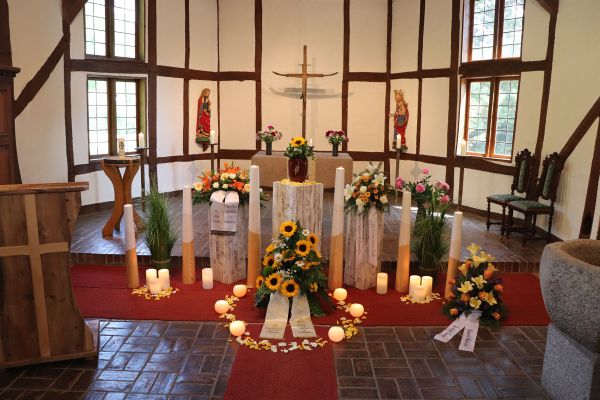 Trauerfeier in der Kirche in Consrade